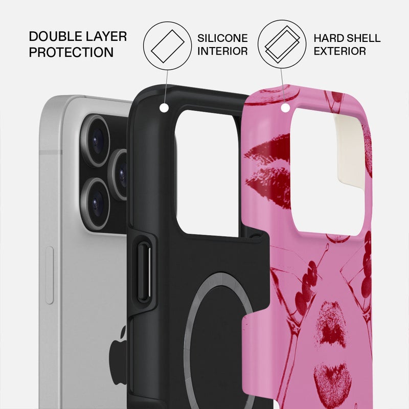 BURGA iPhone 17 Pro Max Call Me Premium Case Compatible with Hybrid Dual-Layer Hard Shell + Silicone Protection - Scratch-Resistant Shockproof Mobile Cover - Image 2