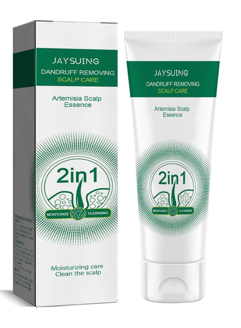 Jaysuing Seborrheic Scalp Shampoo, Anti-Dandruff Treatment, Anti-Itch, Oil Control, Smoothing, Moisturizing, Repairs Frizzy and Damaged Hair - Image 4