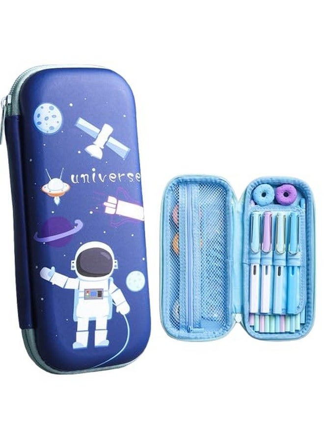 DD RETAILS 3D Cover Eva Pencil Case || Large Capacity Pencil Pouch For Boys & Girls || Cartoon Design Pencil Box/Case/Pouch For School (Print May Very) (Pack Of 1) (Universe Astronaut)  - Image 2