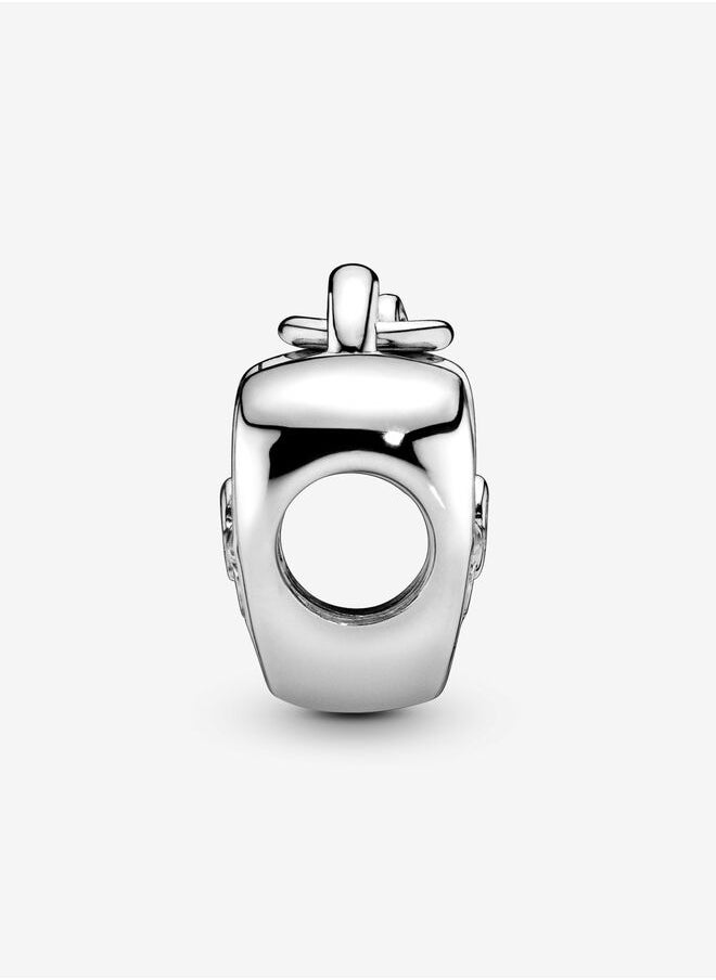 Pandora Moments Women's Sterling Silver Love You Heart Padlock Bracelet Charm
