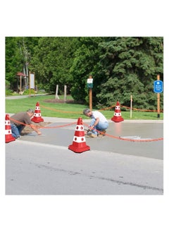 Safety Traffic Cone 620mm – Unbreakable Red Reflective Traffic Cone with Cat-Eyes Lenses, High-Visibility & Parking Cone with Chain & Sign Attaching Sockets - pzsku/ZC8DC94DACCFC3BED3A78Z/45/_/1673507094/b287ebe6-7d12-4711-aaee-59a9bfc6398e