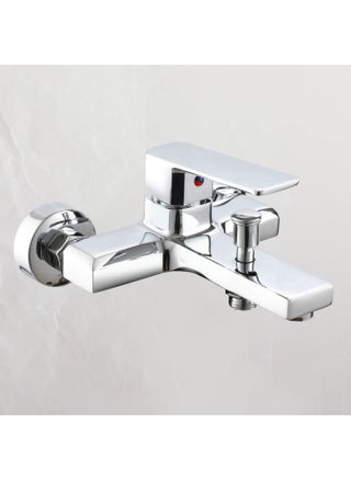 Milano Rocket Bath Mixer with Shower Set â€“ Wall Mounted Bathroom Mixer Tap with Hand Shower | Modern Design, Durable Brass Build, Easy Install for Bathtubs - pzsku/ZC8DC99184A41302009CAZ/45/_/1745313582/dd228943-8de7-4f96-a596-2207a93dbc43