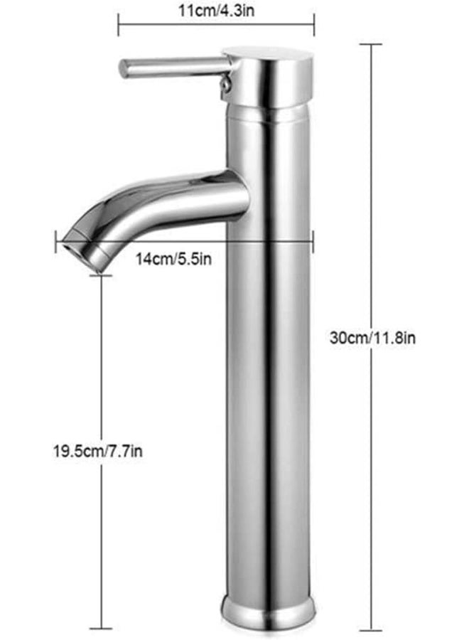 Royal Apex Chrome Plated Wash Basin Mixer Single Lever Deck Mounted Faucet For Cold And Hot Water - Image 2