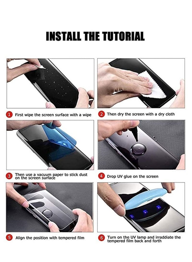 Huawei P50 Pro Tempered Glass, 3D Curved Full Glue, (Full Screen Coverage), Touch Sensitive, Anti Scratch, HD Clear, Case Friendly - Image 3