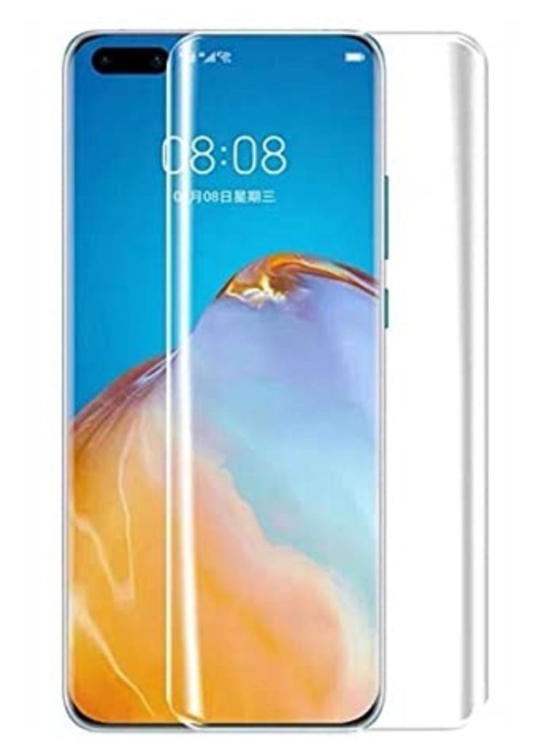 Huawei P50 Pro Tempered Glass, 3D Curved Full Glue, (Full Screen Coverage), Touch Sensitive, Anti Scratch, HD Clear, Case Friendly - Image 2