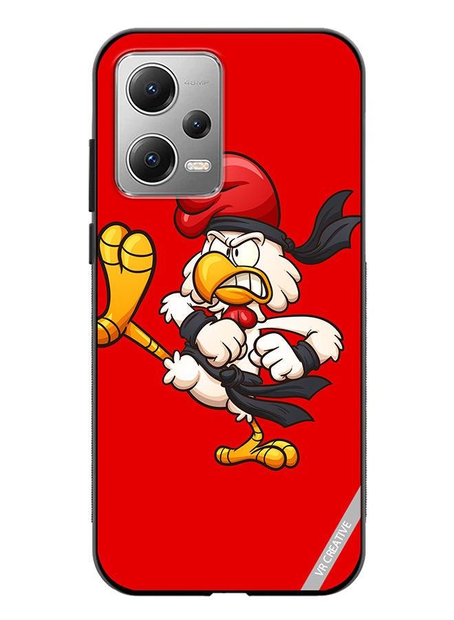 VR CREATIVE Protective Case Cover For Xiaomi Redmi Note 12 Karate Chicken Design Multicolour - Image 1