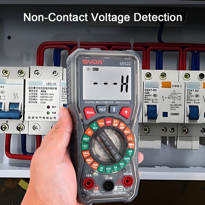 GVDA GD122 Digital Multimeter with Backlight for Voltage Current Resistance Diode Testing Universal Maintenance Meter - Image 3