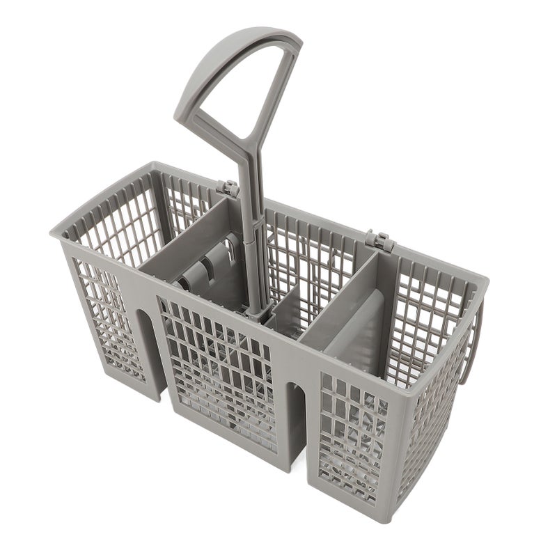 Universal Dishwasher Basket: Plastic Heat & Erosion Resisting - Universal Fit Utensil Organizer for Home Kitchens With Kids Or Special Needs - Image 1