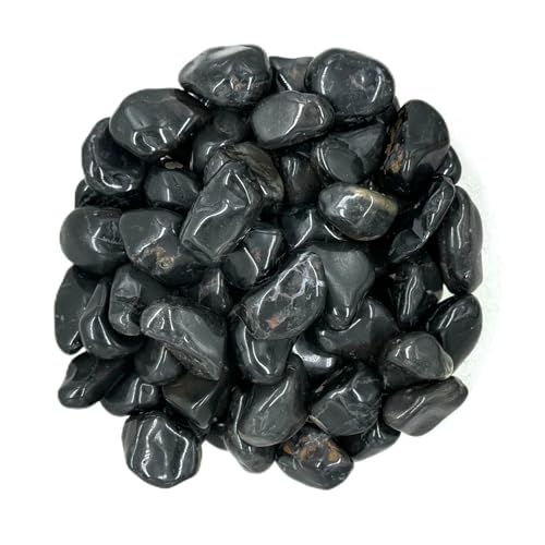 Pachamama Essentials Black Onyx Tumbled - Healing Stone - 20-25mm (1) - Image 1