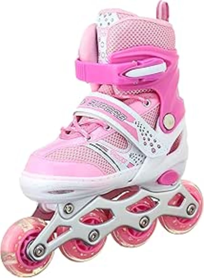 ROLLO TRANS patinage 1 ROW -BINK - SMALL - SIZE