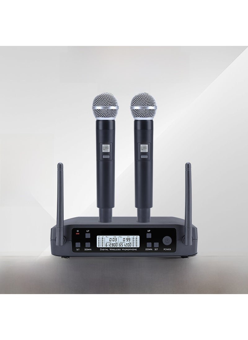 Generic - GLXD4 Dual Wireless Microphone SM58 Uhf Home KTV US Gauge Insert - Image 1