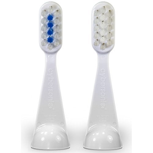 Cybersonic Traditional Replacement Brush Heads, 4 Pack, Compatible With All Cybersonic Electric Toothbrushes - Image 2