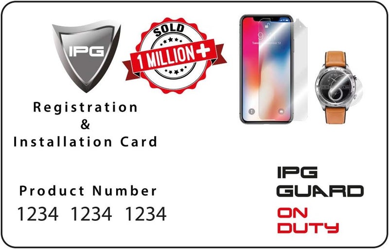 IPG For AGPTEK A02 MP3 PLAYER Screen Protector (2 Units) with Lifetime Replacement Invisible Protective Screen Guard Skin- Smooth/Bubble -Free - Image 2