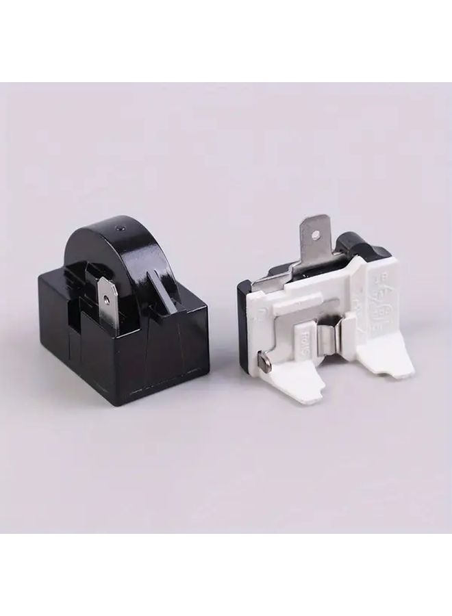 2Pcs QP2 4 7 PTC Starter Relay And 6750C 0005P Overload Protector For Refrigerator Repair - Image 4