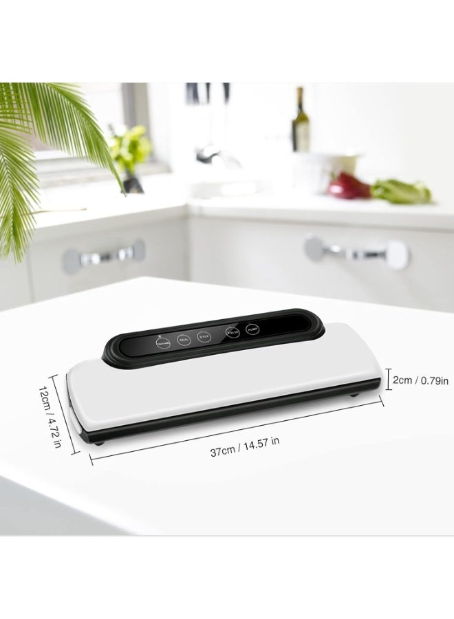 إيونتو آلة تغليف الطعام بالتفريغ - جهاز حفظ طعام أوتوماتيكي 5 في 1 مع وضعي تجفيف ورطوبة، تصميم سهل التنظيف لتخزين اللحوم والخضروات والمطبخ المنزلي - Image 4