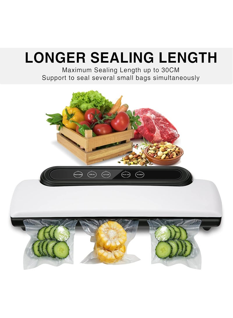 إيونتو آلة تغليف الطعام بالتفريغ - جهاز حفظ طعام أوتوماتيكي 5 في 1 مع وضعي تجفيف ورطوبة، تصميم سهل التنظيف لتخزين اللحوم والخضروات والمطبخ المنزلي - Image 3