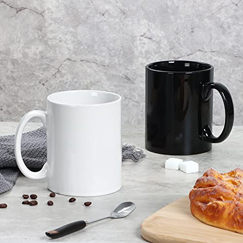 Smilatte 20 OZ Extra Large Ceramic Coffee Mug, M017 Classic Porcelain Boss Super Big Tea Cup with Handle for Office and Home, White - Image 5
