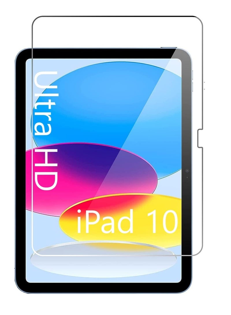 MIGOFAST Screen protector for iPad 10.9 inch 2022 10th Generation Edge to Edge Full Screen Coverage Anti Scratch Tempered Glass - Image 1