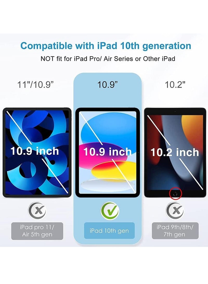 MIGOFAST Screen protector for iPad 10.9 inch 2022 10th Generation Edge to Edge Full Screen Coverage Anti Scratch Tempered Glass - Image 3