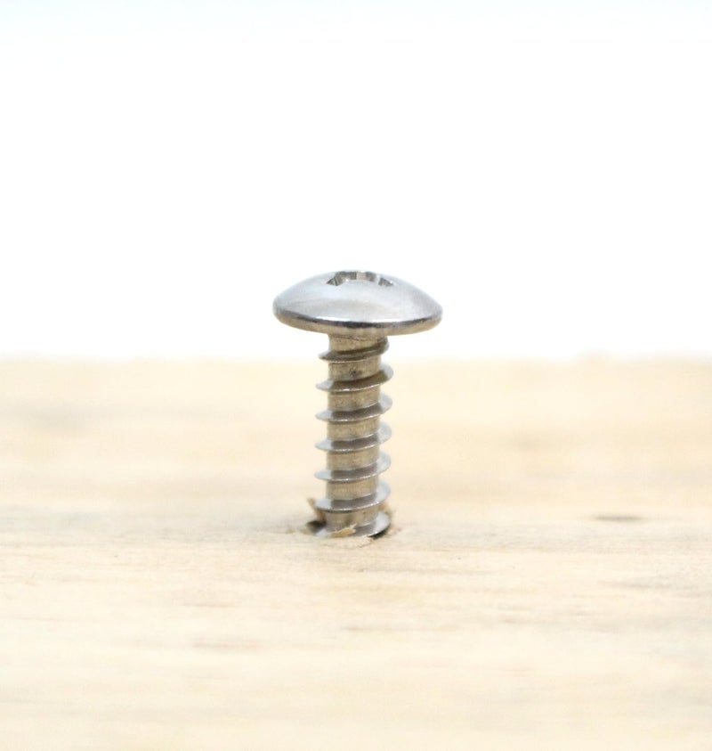 Bolt Dropper No. 8 x 1-1/2" Stainless Truss Head Phillips Wood Screw, (100 pc), 18-8 (304) Stainless Steel Sheet Metal Screws, Type A Point, Plain Finish by - Image 5