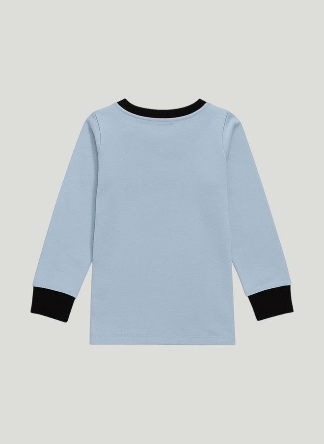 Kidbea Kids Bee Graphic Printed Night Suit with Joggers - Image 4