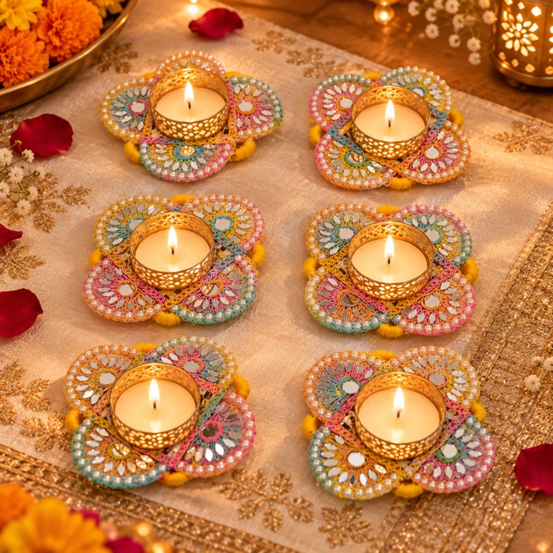 Decorative Tealight Holder for Diwali - CAD010 - Image 4