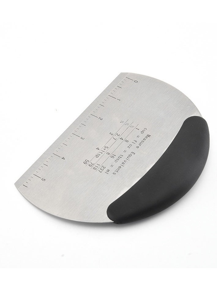 Generic Spot stainless steel flour scraper cake spatula with scale cutting spatula rice roll spatula  - Image 4