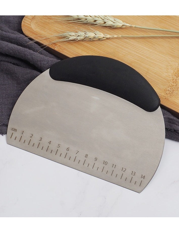 Generic Spot stainless steel flour scraper cake spatula with scale cutting spatula rice roll spatula  - Image 5