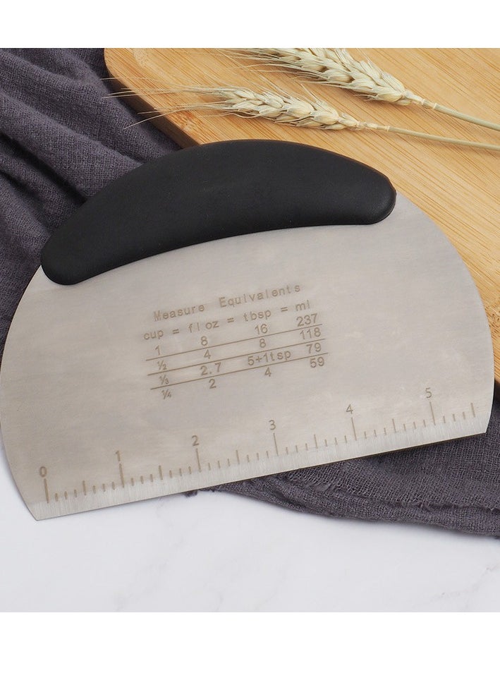 Generic Spot stainless steel flour scraper cake spatula with scale cutting spatula rice roll spatula  - Image 2