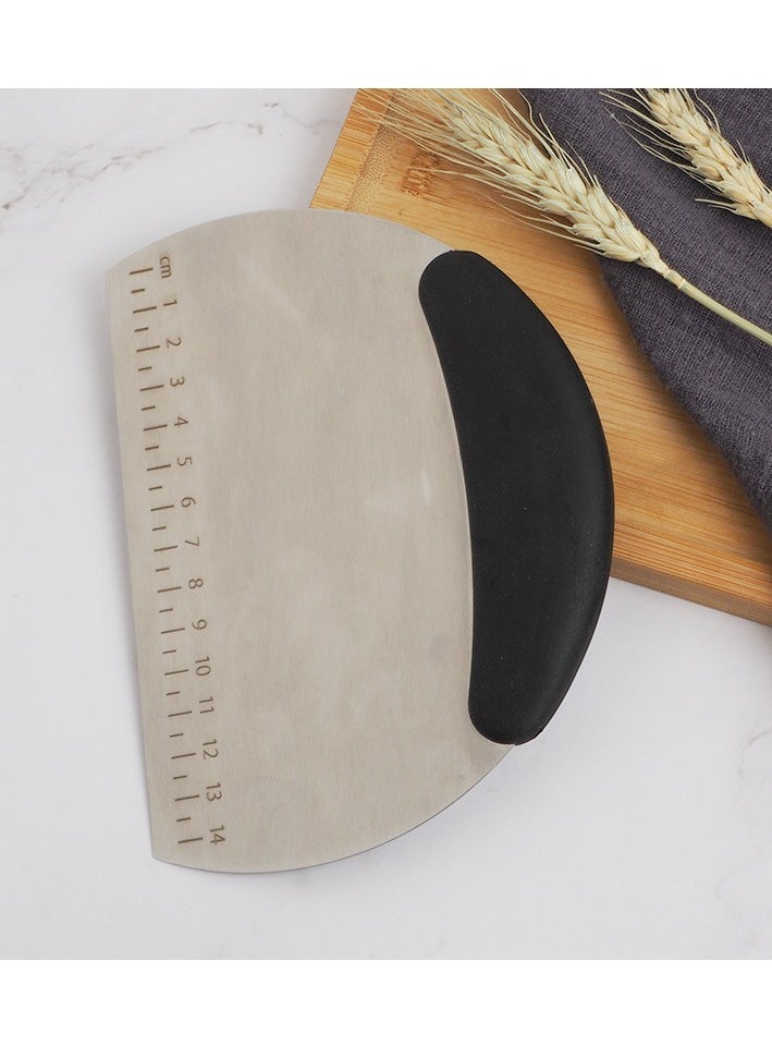 Generic Spot stainless steel flour scraper cake spatula with scale cutting spatula rice roll spatula  - Image 3
