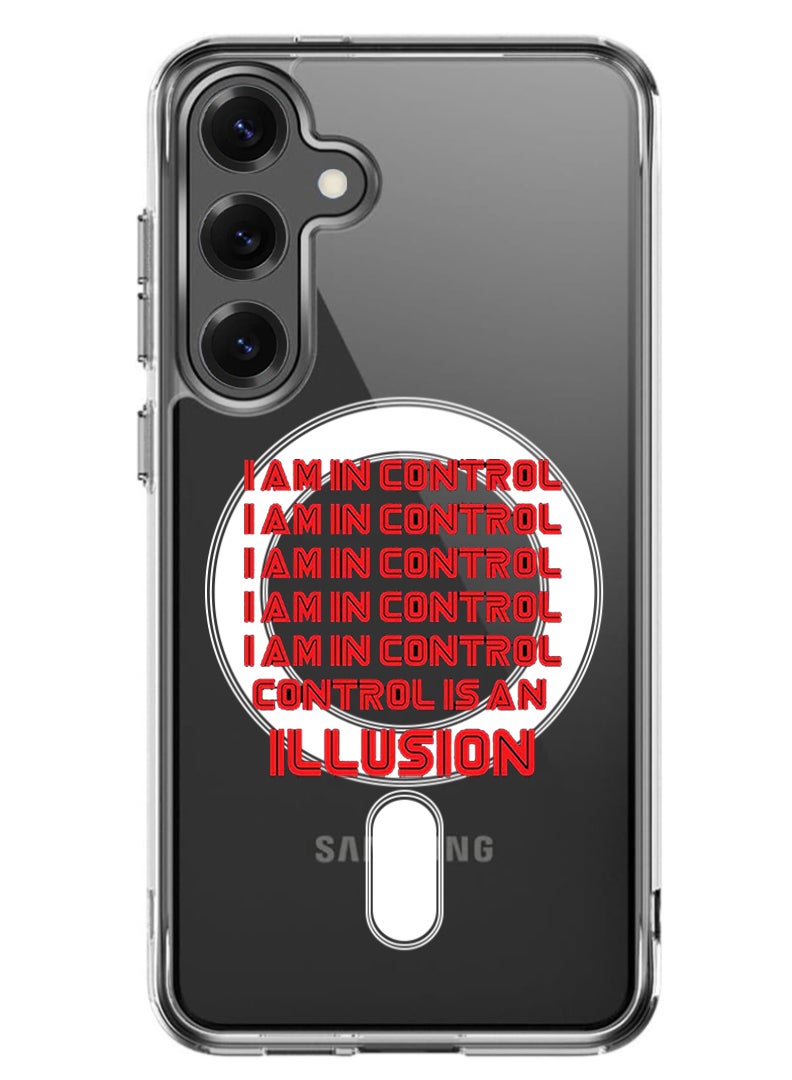 Theodor Magnetic Case for Samsung Galaxy S25 6.2-inch Compatible with MagSafe Wireless Charging, Shockproof Phone Bumper Cover Control - Image 1