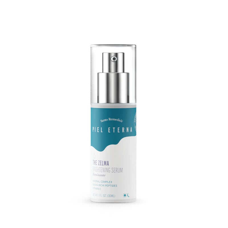 Santo Remedio, Piel Eterna, ZELMA Brightening Serum, Brightens and Improves Skin Tone, Contains Mineral Rescue Complex (Zinc, Selenium, Magnesium), For All Skin Types, 1 Fl. Oz. - Image 1