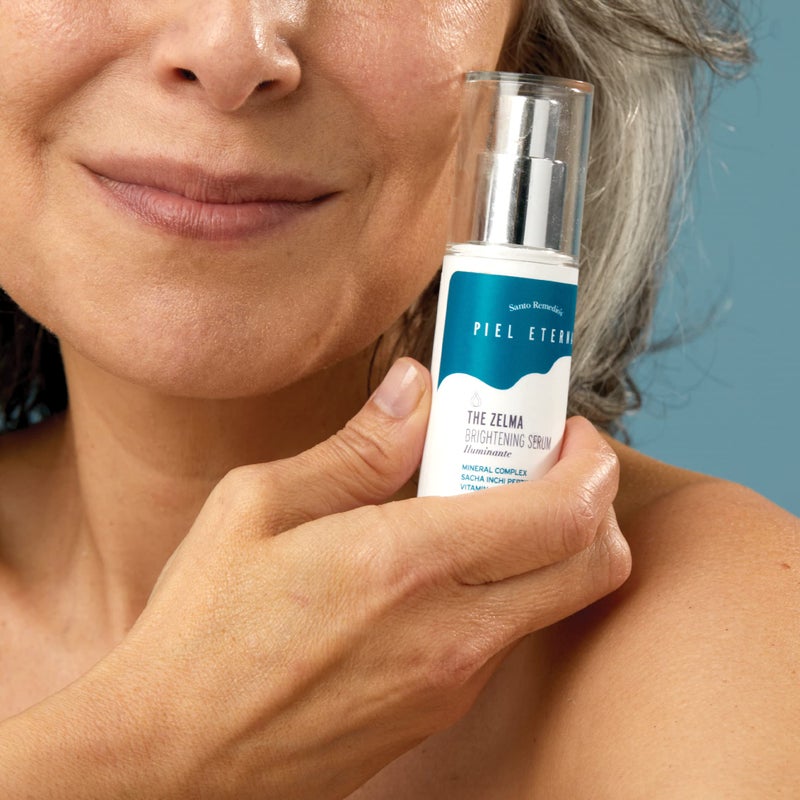 Santo Remedio, Piel Eterna, ZELMA Brightening Serum, Brightens and Improves Skin Tone, Contains Mineral Rescue Complex (Zinc, Selenium, Magnesium), For All Skin Types, 1 Fl. Oz. - Image 3