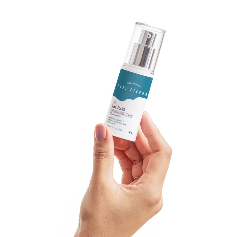 Santo Remedio, Piel Eterna, ZELMA Brightening Serum, Brightens and Improves Skin Tone, Contains Mineral Rescue Complex (Zinc, Selenium, Magnesium), For All Skin Types, 1 Fl. Oz. - Image 2