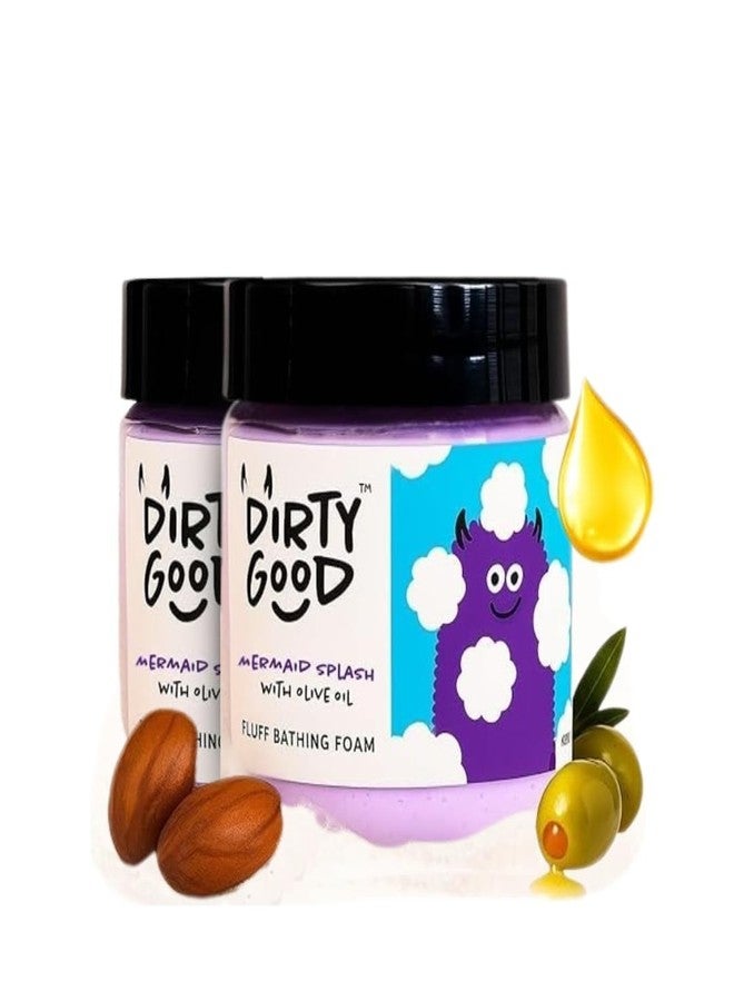 Dirty Good Kids Body Wash 150g - Mermaid Splash - Pack Of 2| Bath Wash for Boys & Girls 3+ Years | Gentle & pH Balanced | Olive Oil & Shea Butter | Sulphate, Paraben & Phthalates Free - Image 1