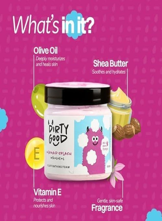 Dirty Good Kids Body Wash 150g - Mermaid Splash - Pack Of 2| Bath Wash for Boys & Girls 3+ Years | Gentle & pH Balanced | Olive Oil & Shea Butter | Sulphate, Paraben & Phthalates Free - Image 2
