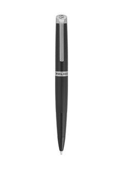 POLICE Candara Black with Stainless Steel Trims Medium Drill Point Pen  - Image 4