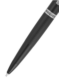 POLICE Candara Black with Stainless Steel Trims Medium Drill Point Pen  - Image 3