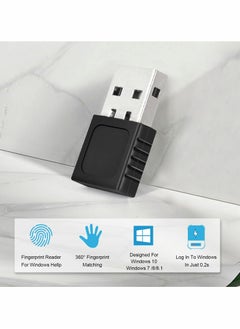 Excefore USB Fingerprint Reader 360° Touch Speedy Matching Multi Biometric Windows Security Key for Win 7 8 10 Windows Hello PC & Laptop  - Image 5