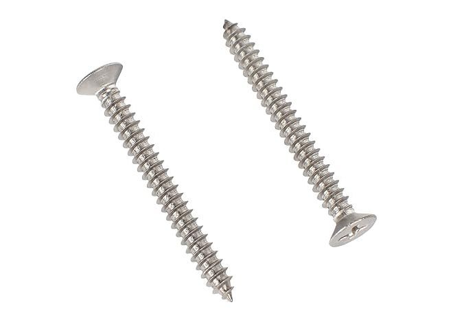 TheMujtaba Stainless Steel 304 Phillips Star Head Screws for Fixing Wood, Plywood, Paster Boards Solid Stainless (Pack of 100) (2 Inch) - Image 2