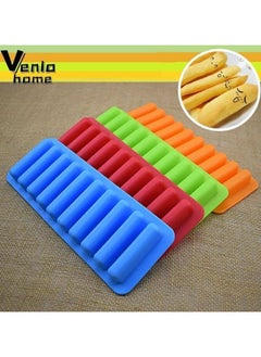 Generic 2piece multicolored silicone ice mold  - Image 1