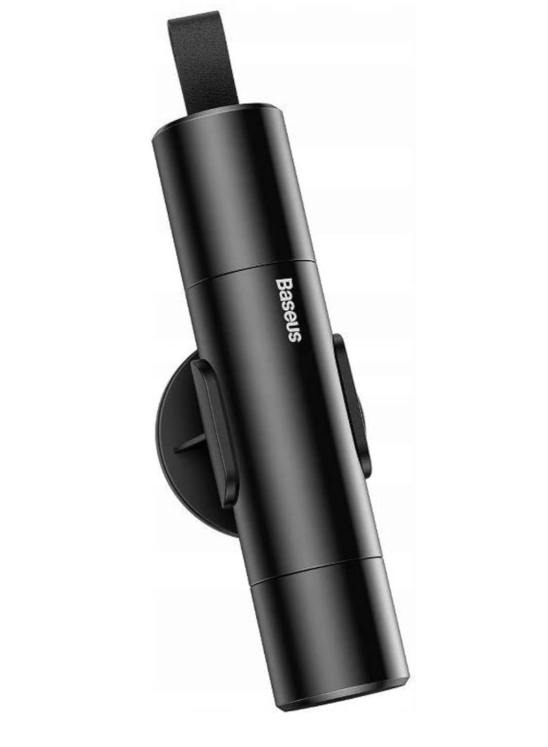 Baseus Baseus Sharp Tool Safety Hammer(Window-breaking+Safety belt cutting）Dark gray - Image 1