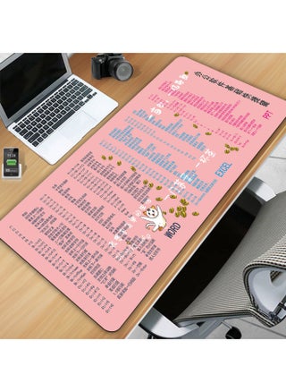 Mouse Pad A Generation Of Personalized Large Shortcut Keys Office Cute Advertising Small Oversized Game Pad-Color:90*40*0.5cm-Pattern:Office Software Shortcut Keys - pzsku/ZC8DE0E4AD771D382504BZ/45/1746208930/ca0e5686-2ccf-4120-b0a7-560db33f355a