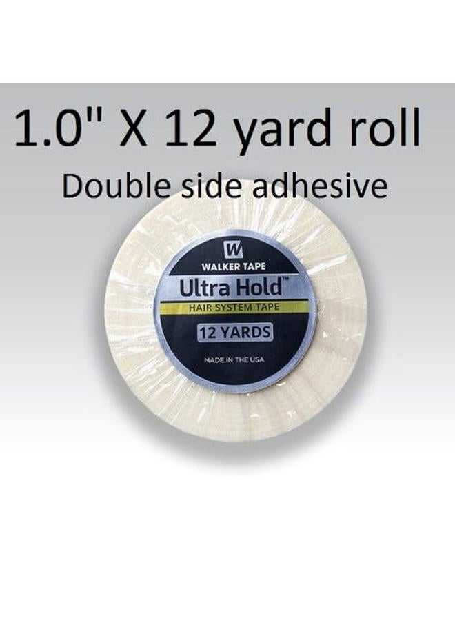 Walker Tape Hold Hair Extension Tape Roll 1" x 12 Yard  - Image 2
