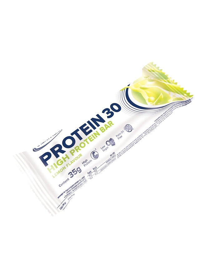 IronMaxx PROTEIN 30 Bar | 24 x 35g | 30% Protein, Lemon Flavour, Low Sugar, Vitamin-Enriched - Image 1