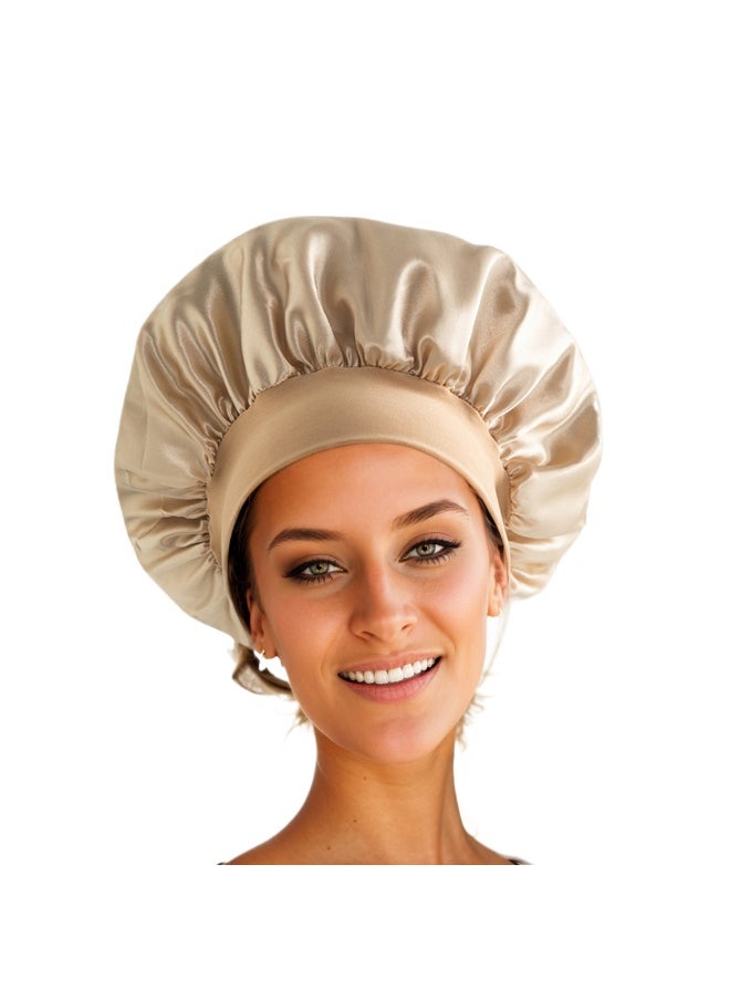 NIBEMINENT Bestselling High Elasticity Women's Chemo Hat - 32cm Wide Brim Hair Protection Cap  - Image 2