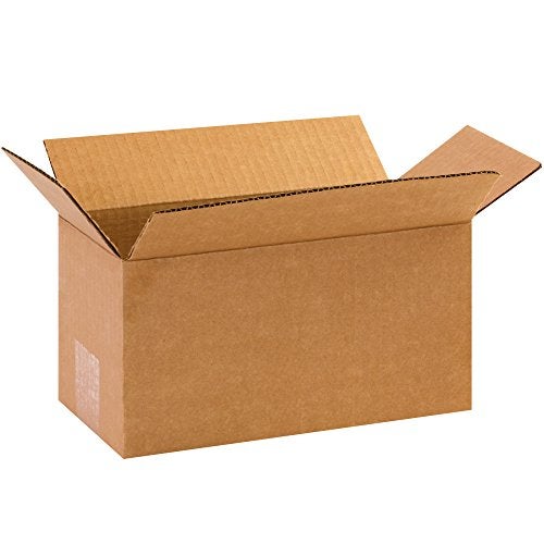 BOX USA Shipping Boxes 10"L x 5"W x 5"H 25-Pack Long Corrugated Boxes for Moving, Shipping, Mailing, Packing, Packaging and Storage - Image 1