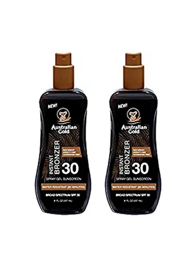 Australian Gold Ustralian Gold Spf 30 Spray Gel With Bronzer 8 Ounce (237Ml) (2 Pack)  - Image 1