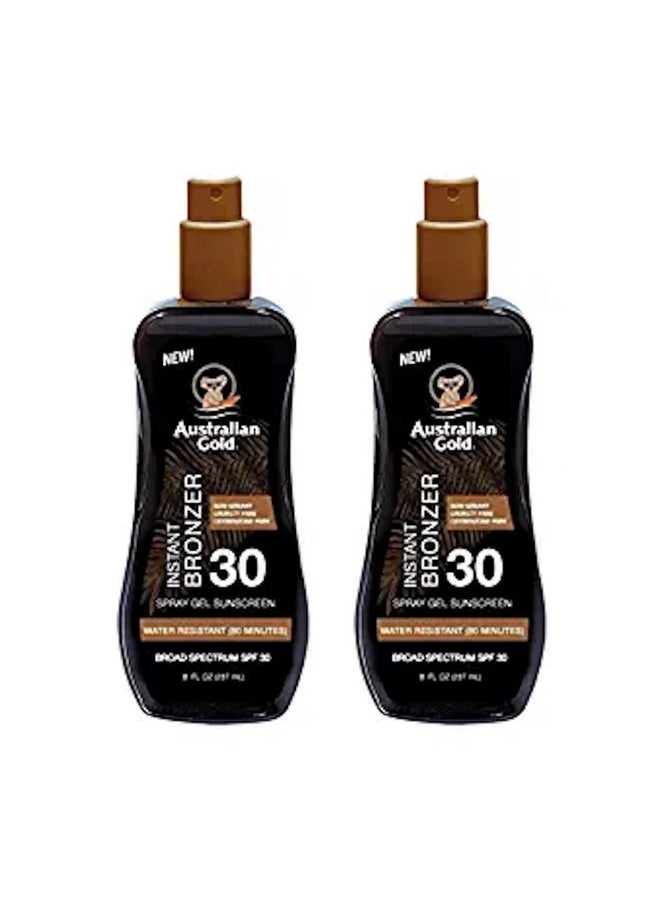 Australian Gold Ustralian Gold Spf 30 Spray Gel With Bronzer 8 Ounce (237Ml) (2 Pack)  - Image 2