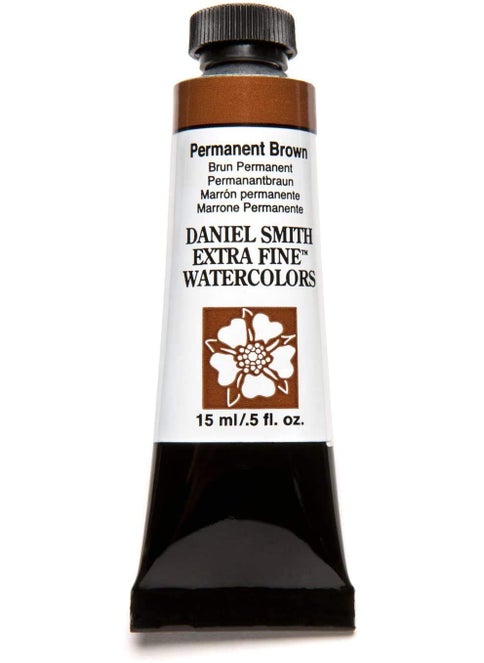 Daniel Smith Daniel Smith Extra Fine Watercolor 15ml Paint Tube, Permanent Brown  - Image 2